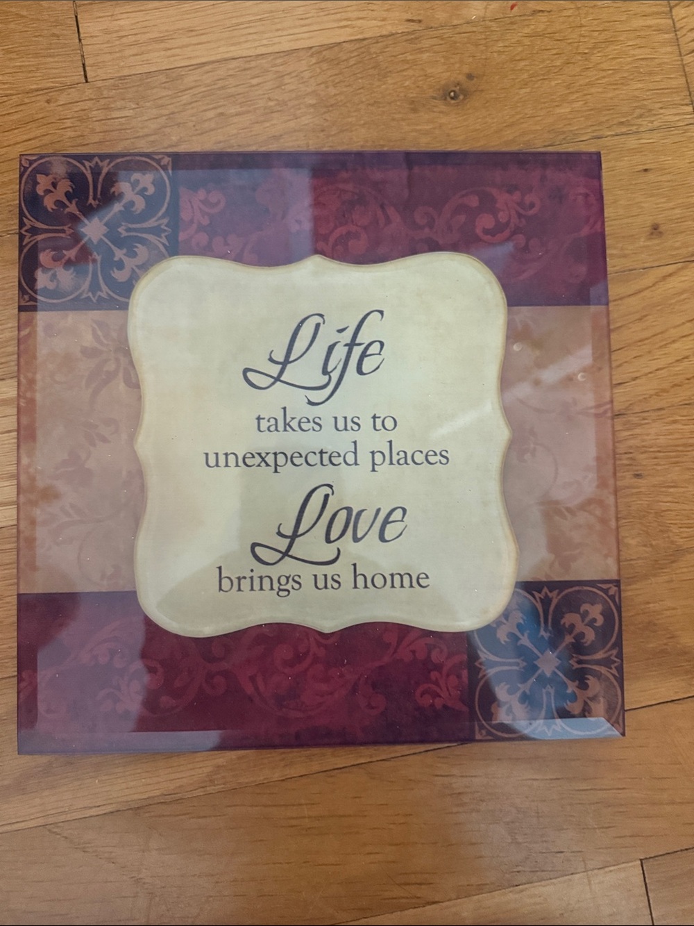 Decorative Wall Art Sign - "Life takes us to unexpected places"